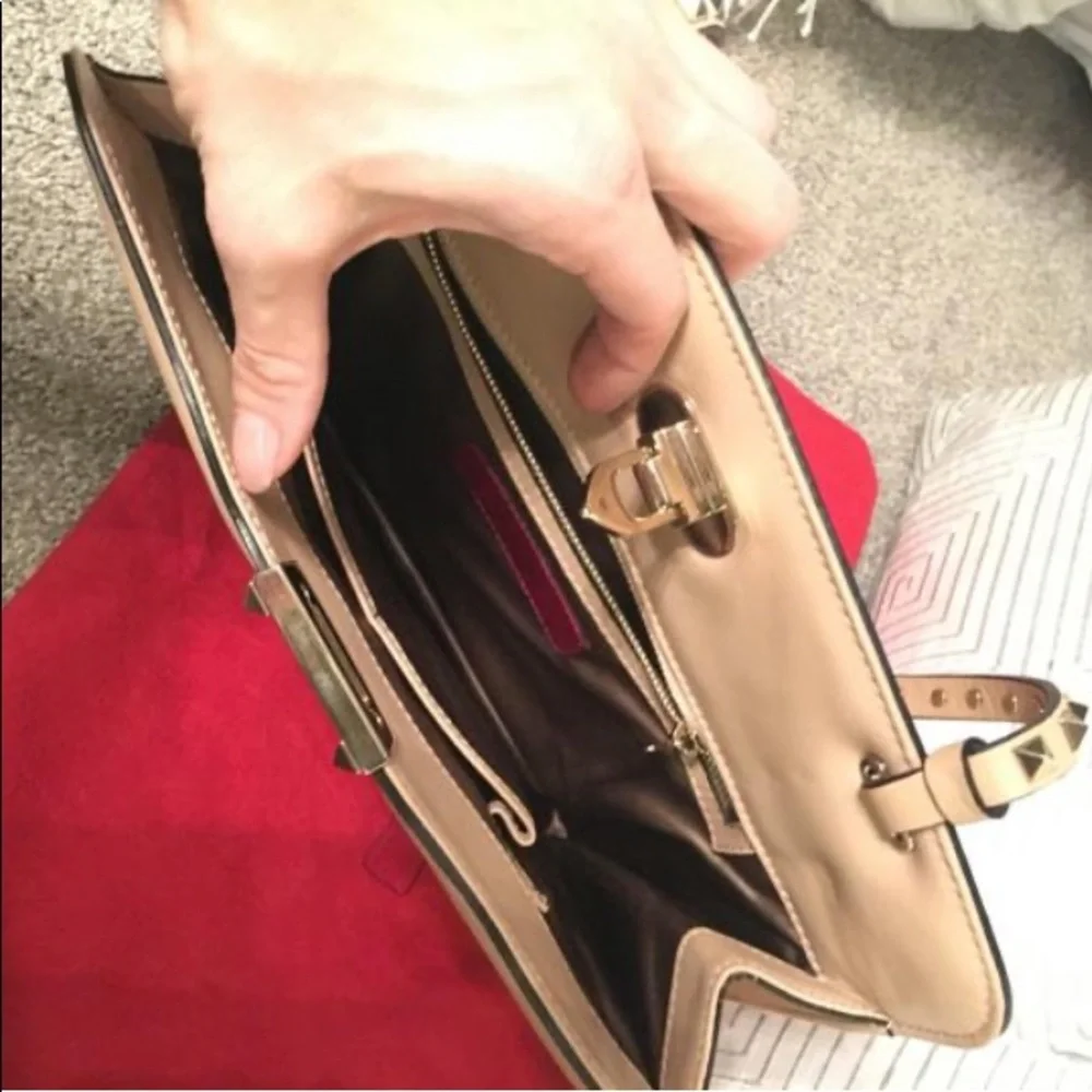 - Valentino Leather Rockstud lambskin